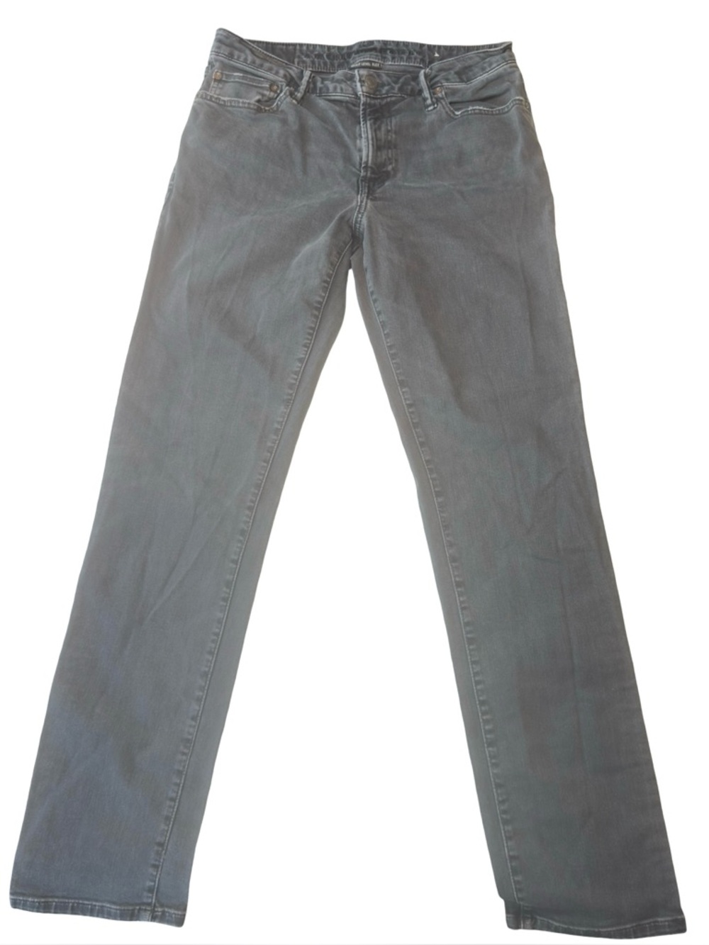 American Eagle Outfitters Men's Slim Straight Jeans - Charcoal Black Wash